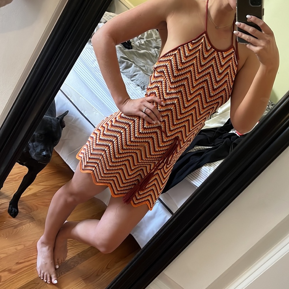 Free people crochet dress